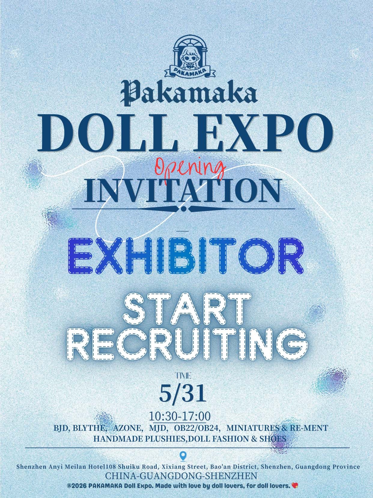 May 31,Shenzhen Doll Expo,China