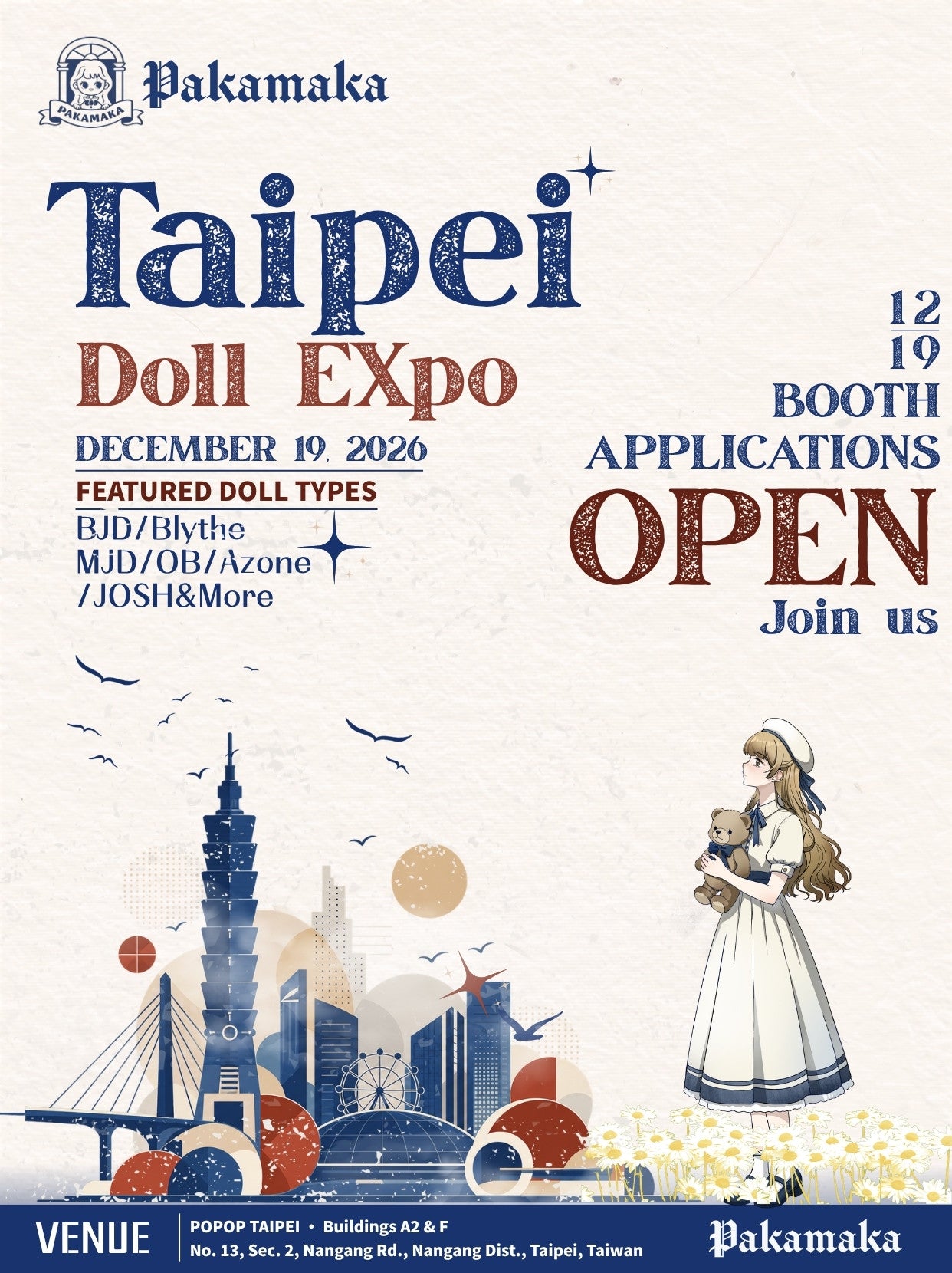 Taipei Doll Expo, CHINA ·  December 19th